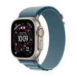 Apple Watch Ultra 3 Titanium Cellular 49mm Natur (Alpine Loop hellblau) Medium (MEWM4QF/A)