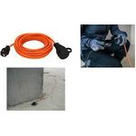Brennenstuhl 1169950 Strom Verlängerungskabel Orange 25 m Ölbeständig, UV-Beständig (1169950)