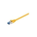 Wentronic Goobay CAT 6a Patchkabel, S/FTP (PiMF), Gelb, 3 m - LSZH halogenfrei, Kupfer (93781)