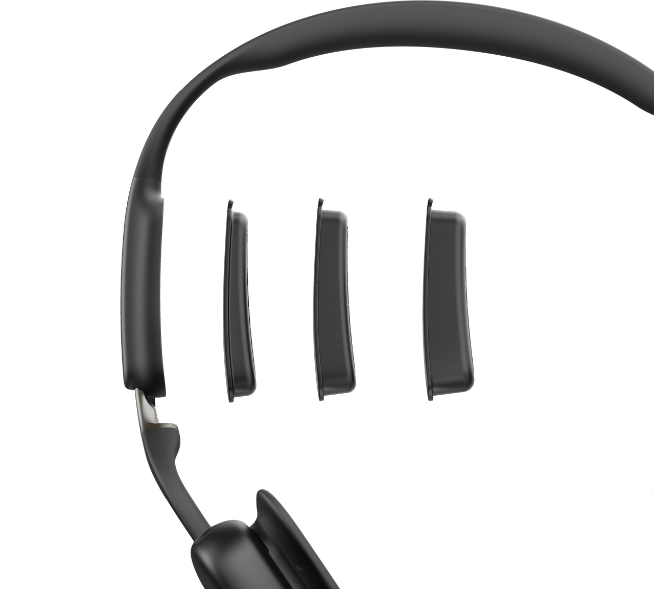 Shokz OpenMeet UC Headset Bluetooth 5.4 Schwarz