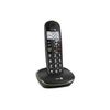 DORO PhoneEasy 110 - Schnurlostelefon mit Rufnummernanzeige/Anklopffunktion - DECT\GAP - Schwarz (380105)