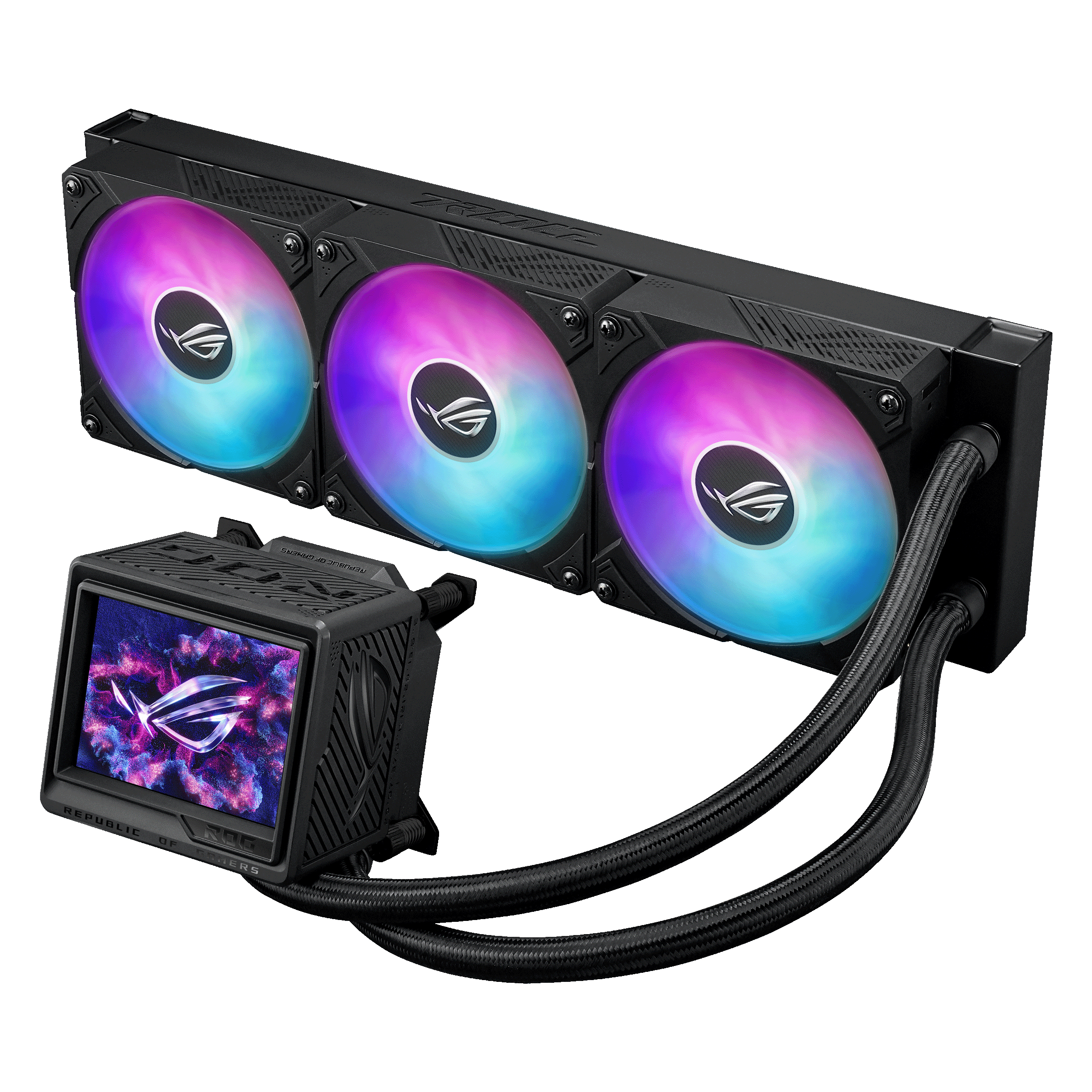 ASUS ROG Ryujin III 360 ARGB Extreme Prozessor-Flüssigkeitskühlung 360 mm Schwarz