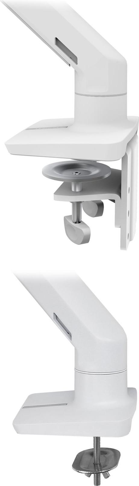 Ergotron HX Dual Monitor Arm Tischhalterung für 2 Monitore bis 32" 29,2 cm Höhenverstellung Weiß