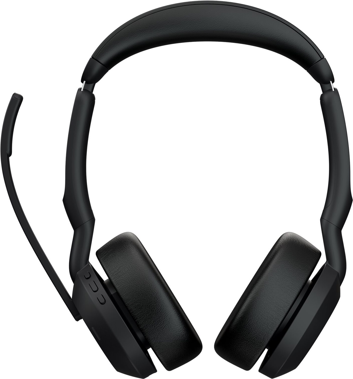 Jabra Evolve2 55 UC Stereo On-Ear Headset Kabellos ANC mit Ladestation Schwarz