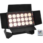 EUROLITE AKKU Multiflood IP 18x10W RGBW Wash CRMX IP65 LED Bühnenfluter