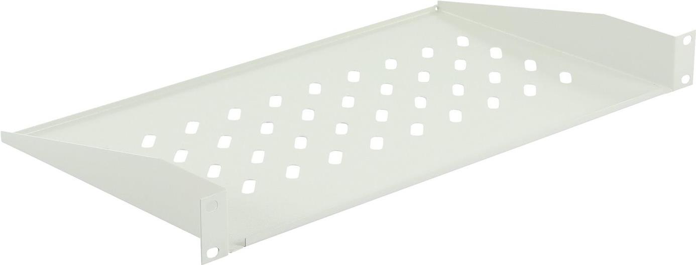 Lanview 1U 19" D=250mm RACK MOUNT SHELF WHITE - Rackbefestigung (RAS200WH)