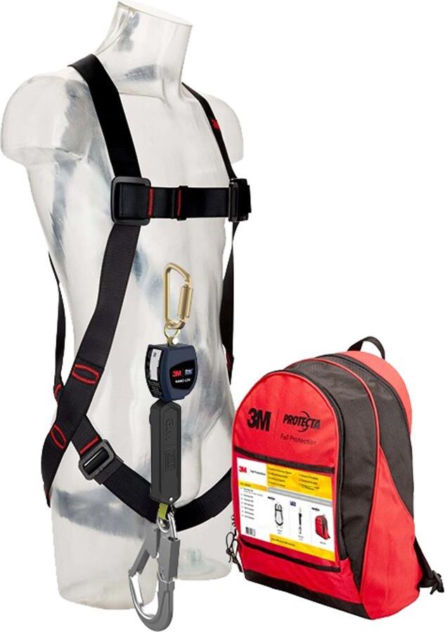 3M Premium Set PROTECTA Gr.M/L b.140kg 1P-Gurt+Höhensicherungsgerät+Rucksack (1150508)