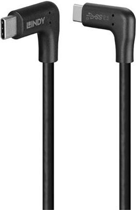 Lindy 0.5m USB 3.2 Typ C Kabel 2 x 90° gewinkelt (32022)