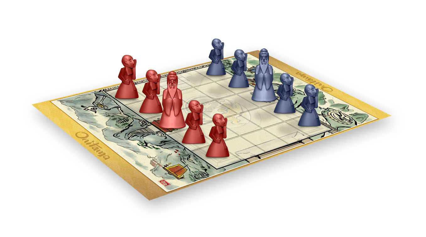 Pegasus Spiele Onitama – Strategisches Brettspiel für Familien ab 10 Jahren