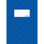 HERMA Heftschoner, DIN A5, aus PP, dunkelblau gedeckt mit Strukturprägung, mit Beschriftungsetikett - 25 Stück (7423)