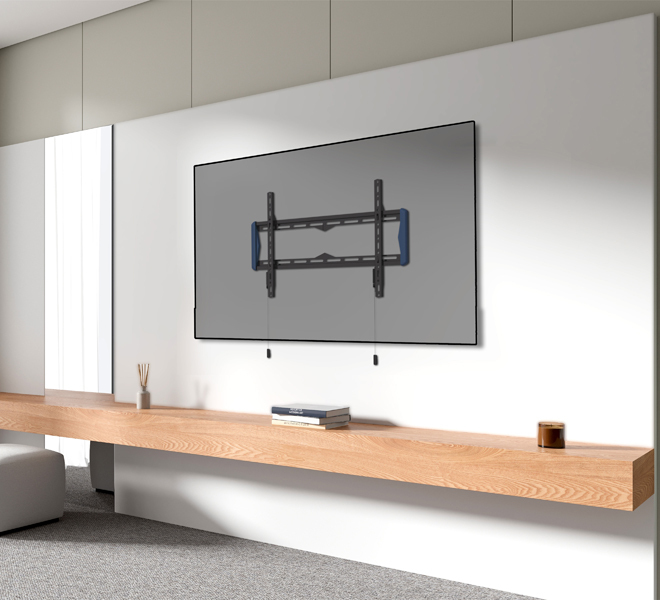 B-TECH Elements BT5442 Wandhalterung 80" 650 x 400 mm Schwarz, Blau