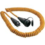 as-Schwabe 70415 Stromkabel Orange 5 m Netzstecker Typ E+F Netzstecker Typ F (70415)