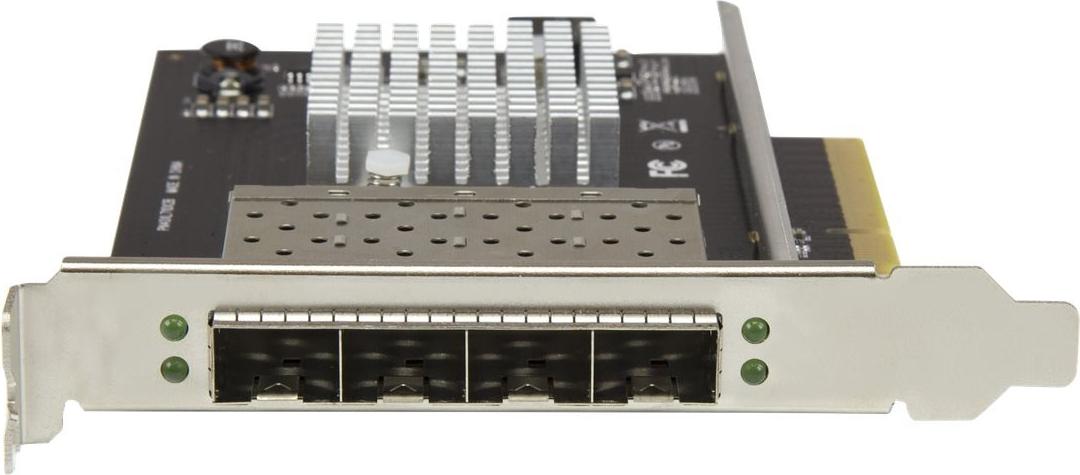 StarTech.com Quad-Port 10G SFP+ Netzwerkkarte Intel XL710 PCIe x8 Schwarz