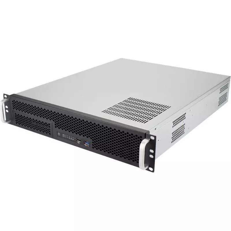 Fantec SG-290 2HE 550MM W/O PS 19" Servergehäuse für den Einbau in 19" Industrieschränke. Robuste Konstruktion und hochwertige Verarbeitung. Geeignet zum Aufsetzen von Security Server, Web Server, Online Game Server, NAS und SAN. Erweiterbar mit Teleskopschienen. (2214) (B-Ware)