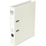 ELBA Ordner rado brillant, Rückenbreite: 50 mm, weiß DIN A4, Einband außen / innen aus Acrylaten veredeltem (10414 WE)