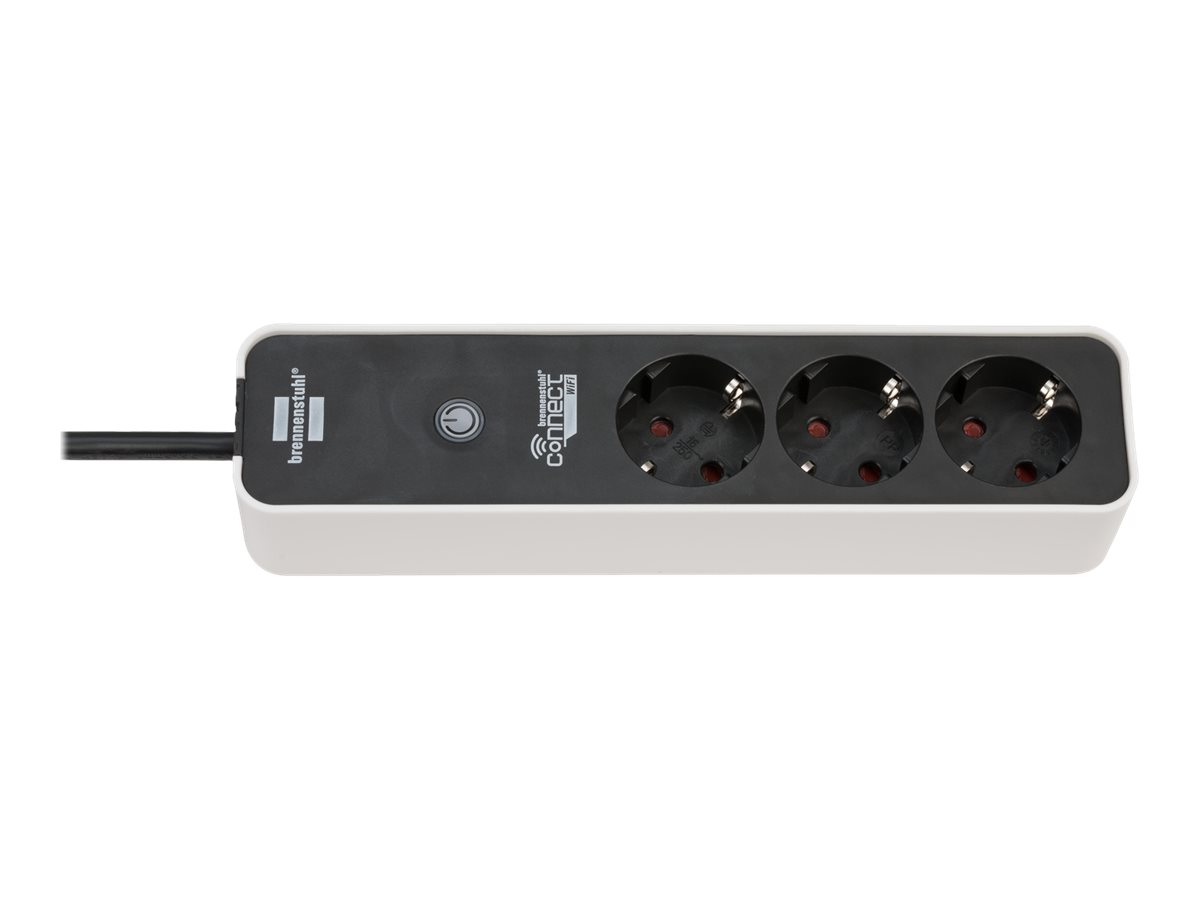 Brennenstuhl Alu-Line Steckdosenleiste 1390007118 8 AC-Ausgänge 2 m IP20 Schwarz/Rot