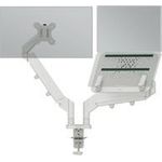 Esselte Leitz Laptop-Monitor-Halterung Ergo 65380085 lichtgrau für 1 Monitor und 1 Laptop (65380085) (B-Ware)