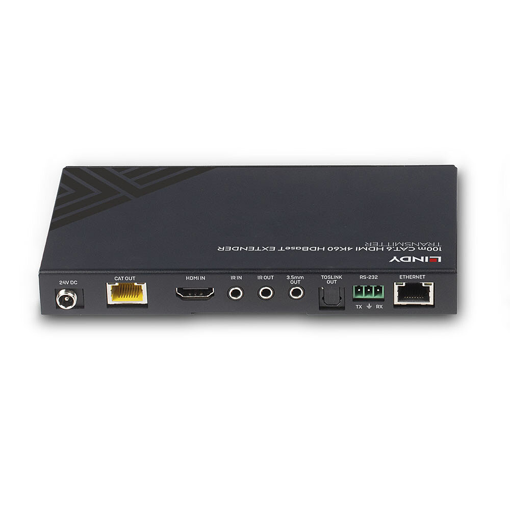 Lindy 38341 HDBaseT HDMI Extender Transmitter 100 m Cat.6 4K@60Hz Schwarz