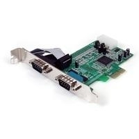 StarTech.com 2 Port Seriell RS232 PCI Express Schnittstellenkarte mit 16550 UART (PEX2S553)