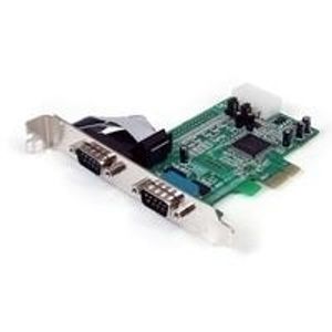 StarTech.com 2 Port Serielle PCI Express RS232 Adapter Karte - Serielle PCIe ...
