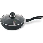 Maestro MR-1205-28 Pfanne mit Deckel 28 cm Schwarz (MR-1205-28)