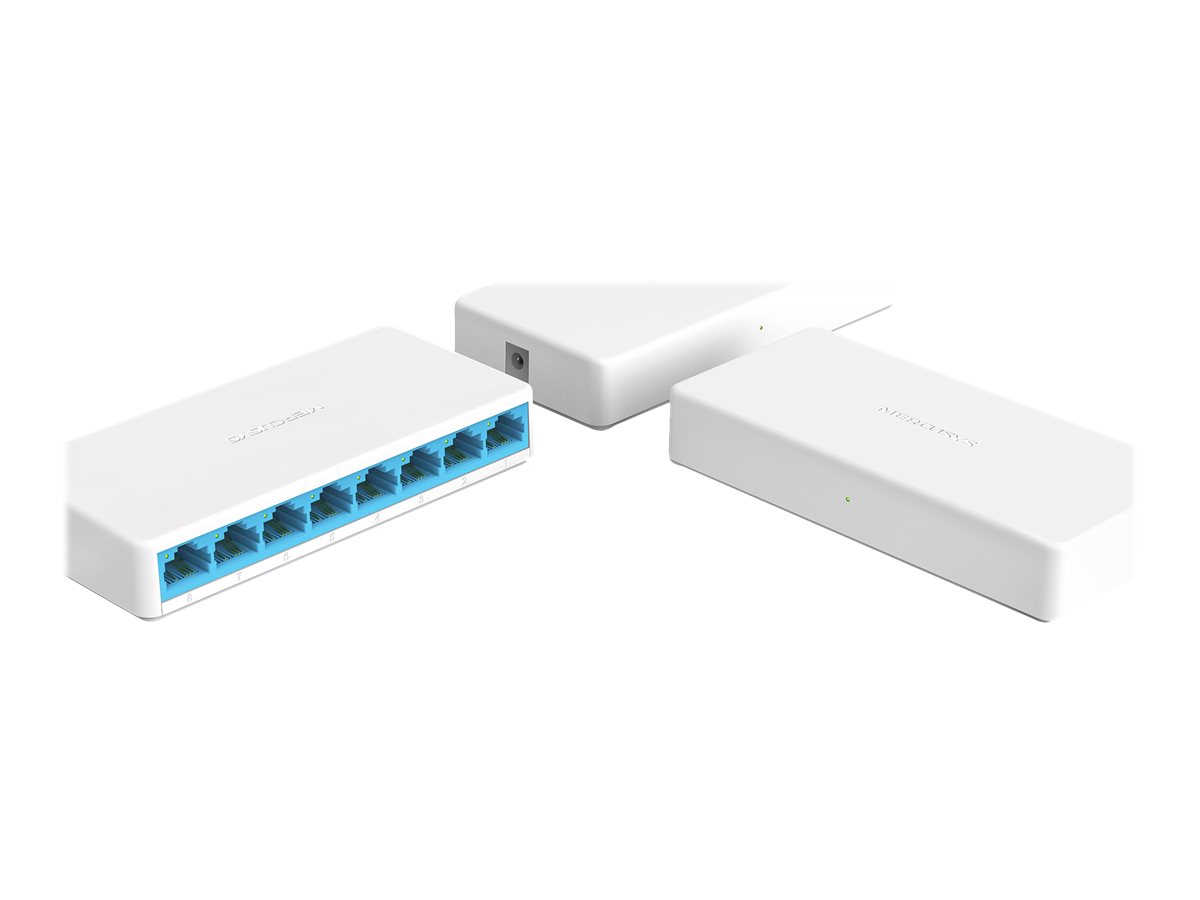 Mercusys MS108 8-Port Fast Ethernet Switch Unmanaged Desktop Weiß