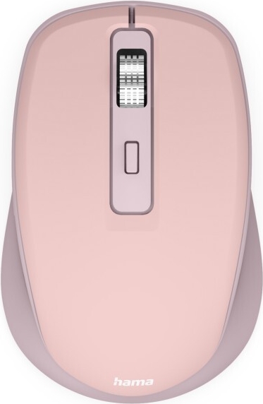 Hama Multi-Device-Maus WM-450, kabellos, Funk/Bluetooth®, 7 Tasten, Rosa (00173042)