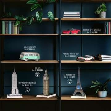 Ravensburger 3D Puzzle Iconics Eiffelturm mit Licht 216 Teile