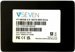 V7 480GB 2.5" SSD BULK PK 7MM 3D TLC SATA (V7SSD480GBS25E)