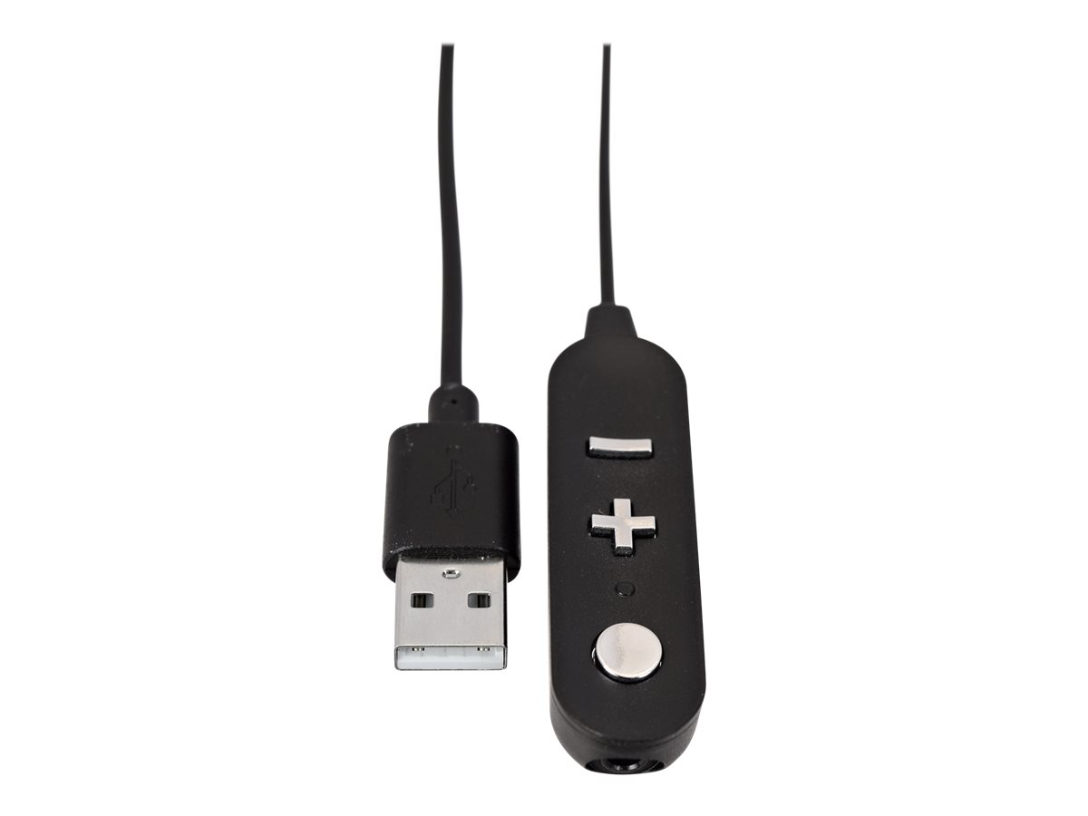 V7 CAUSB-A USB-A auf 3,5 mm Audioadapter mit Lautstärkeregelung Schwarz