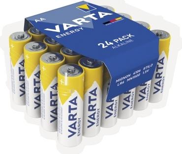 Varta Energy 4106 Mignon (AA) Alkaline Batterie 1.5 V 24er Pack Blau
