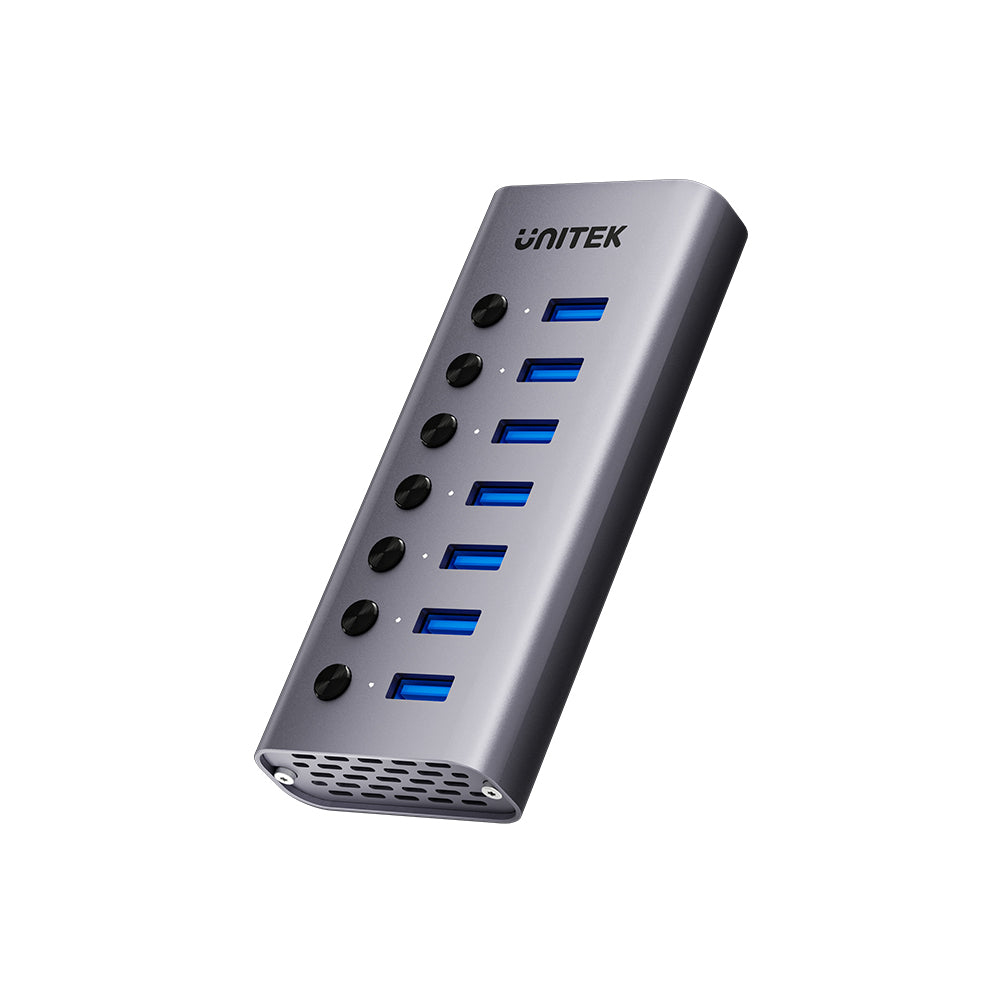Unitek H1314A 7-in-1 USB 3.0 Hub Space-grau
