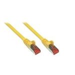 RNS® Patchkabel mit Rastnasenschutz, Cat. 6A, S/FTP, PiMF, halogenfrei, 500MHz, gelb, 1m, Good Connections (8060-H010Y)