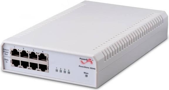 Microsemi PowerDsine PoE 4-Port Gig Midspan-802.3AF 4Port Small Footprint POE mi (PD-3504G/AC-EU)