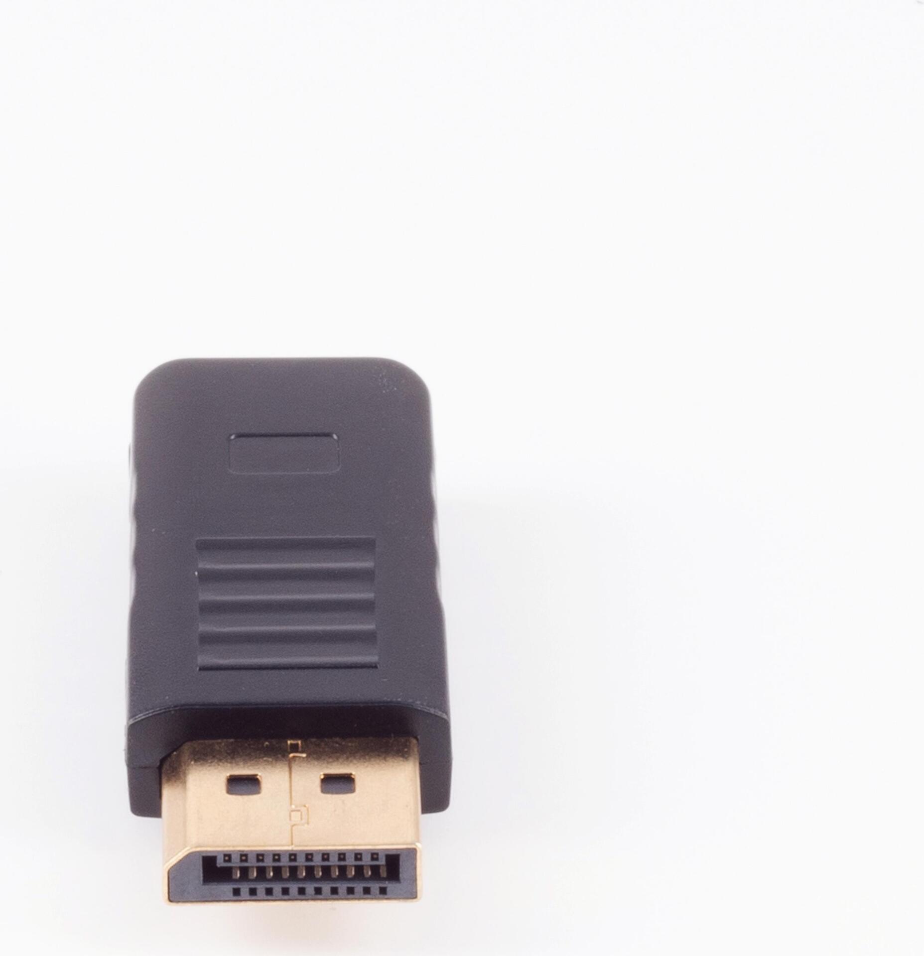 shiverpeaks ®-BASIC-S--DisplayPort 1.2 Adapter, DisplayPort Stecker auf Mini DisplayPort Buchse, 4K (BS10-01030)