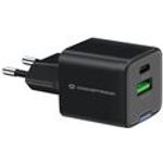 Conceptronic Ladegerät 2Port 20W 1xUSB-C 1xUSB-A Desk PD sw (ALTHEA15B)