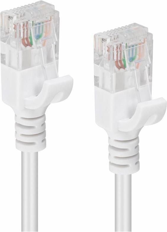 MicroConnect V-UTP6A0025W-SLIM Netzwerkkabel 0,25 m Cat6a U/UTP Weiß