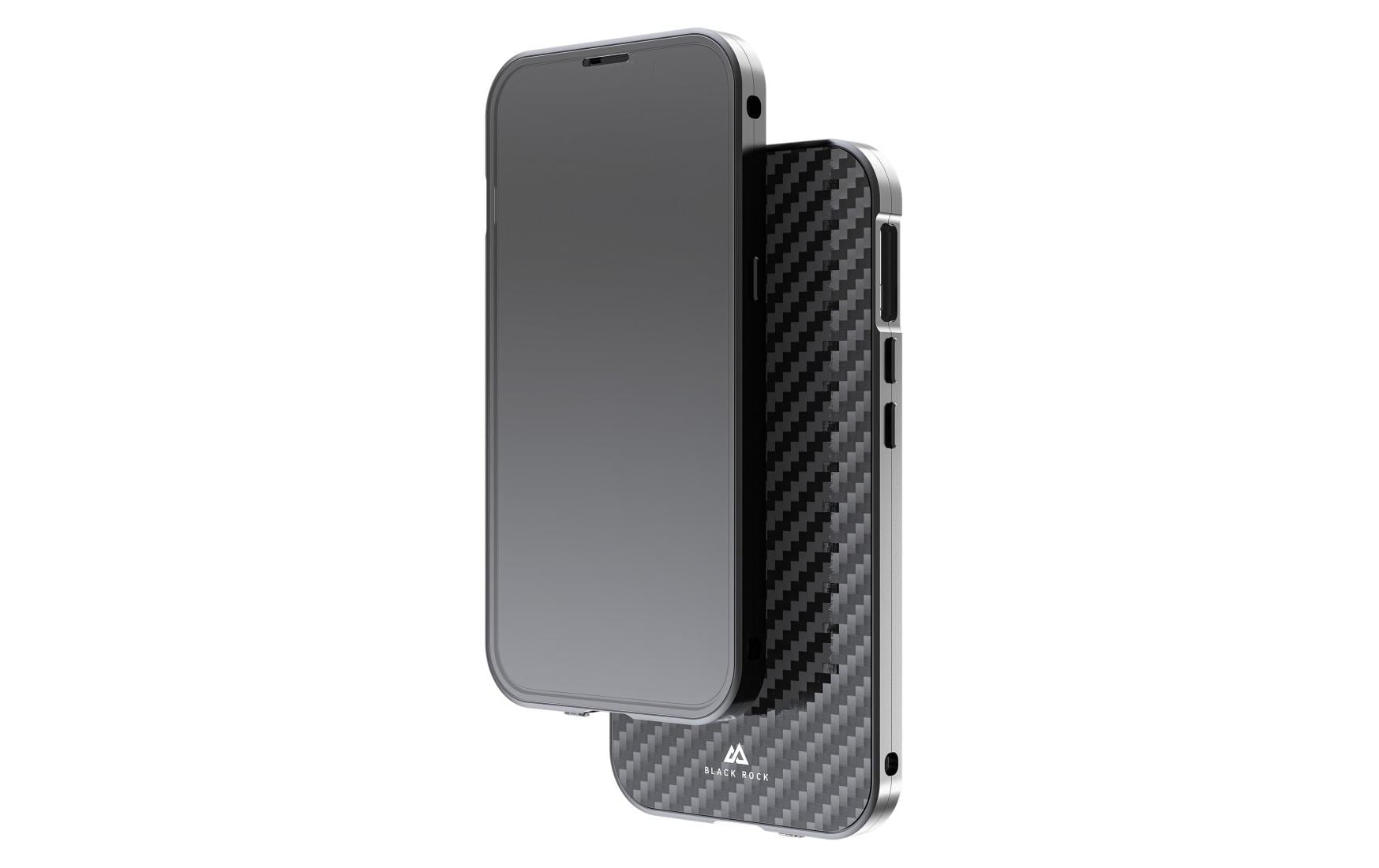 Black Rock 360° Glass Handy-Schutzhülle für Apple iPhone 14 6,1" Schwarz Transparent
