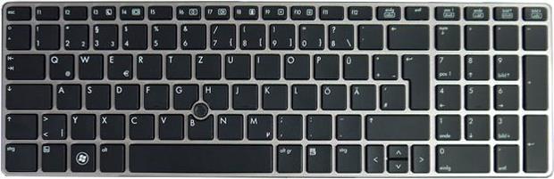 HP Keyboard (SWISS) (686318-BG1)