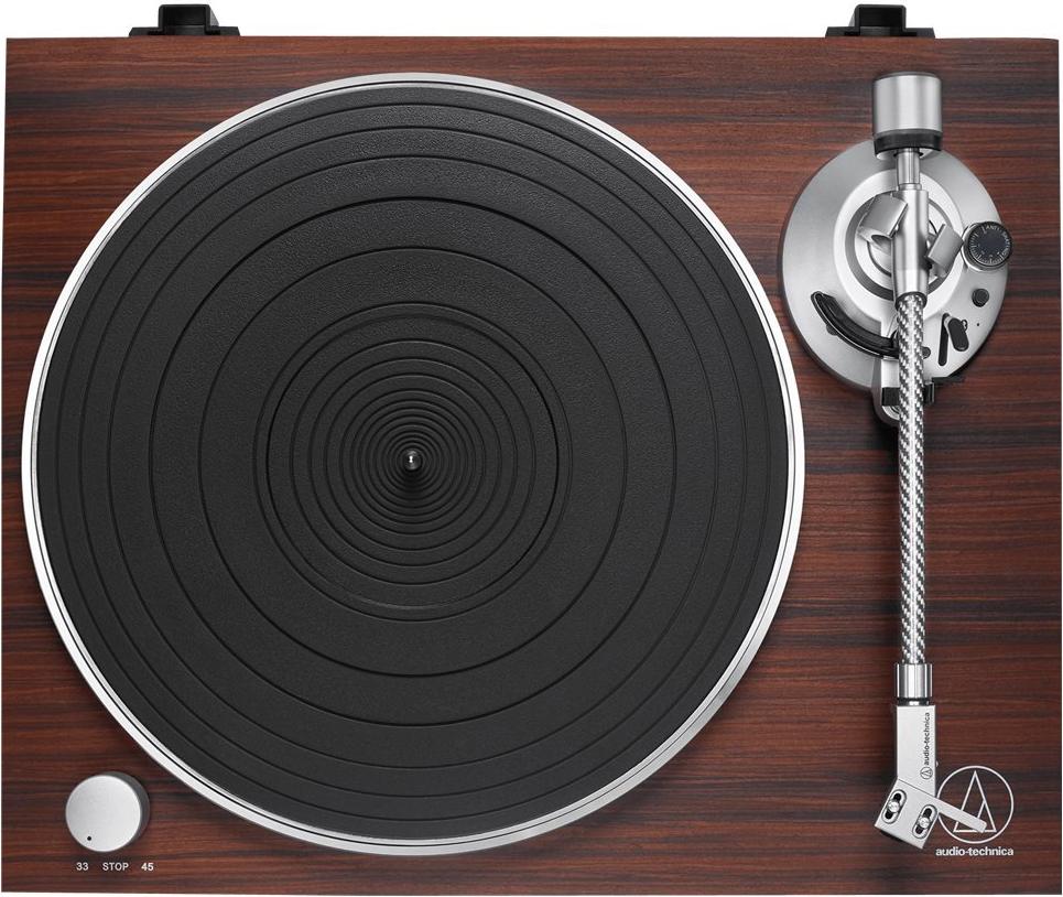 Audio-Technica AT-LPW50BTRW Plattenspieler Braun, Rosewood