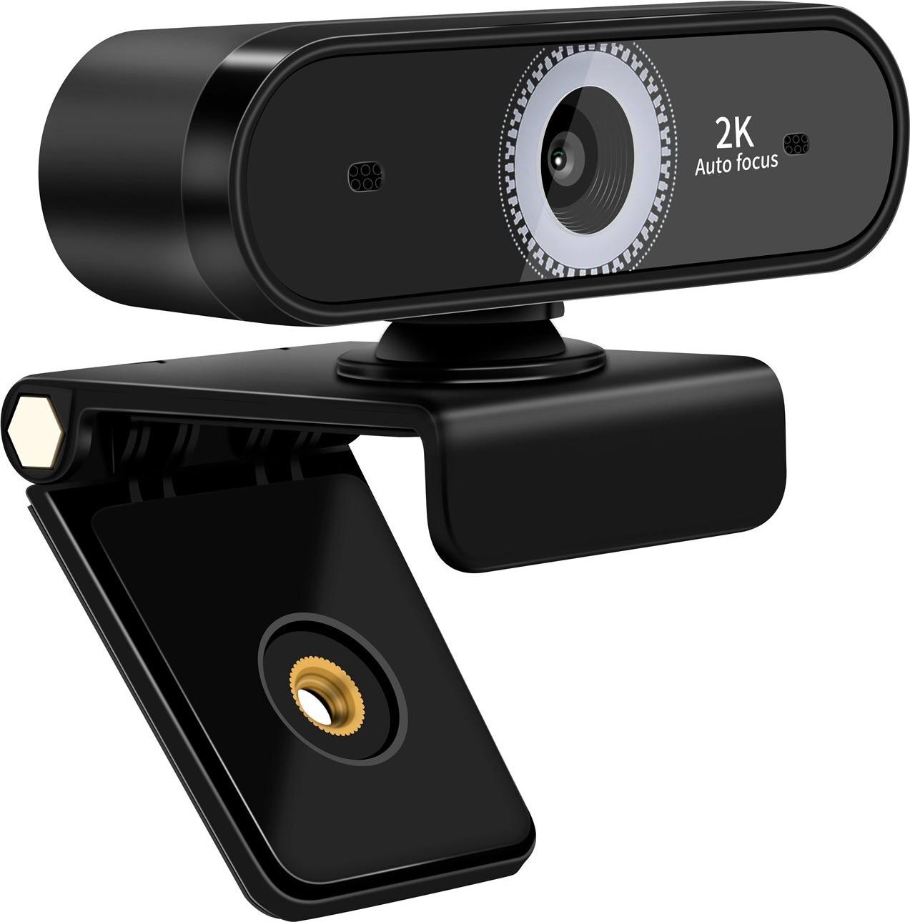 Origin Storage Webcam 2K Ultra HD 2592 x 1944 5 MP 60 fps USB 2.0 Schwarz