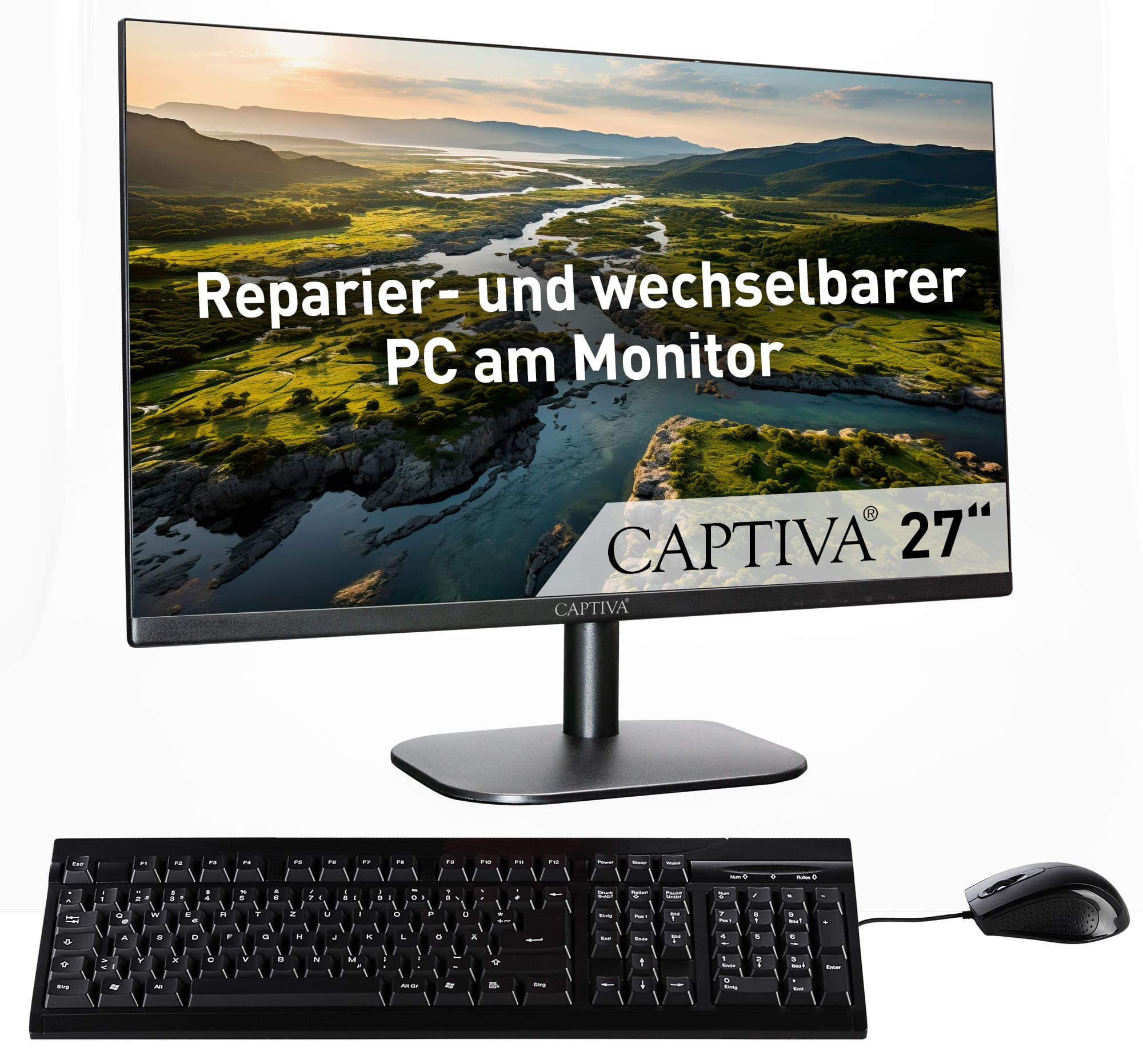 CAPTIVA Power Starter I84-896 27" Intel Core 3 100U 32 GB RAM 2 TB Schwarz