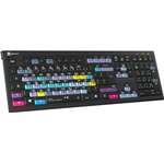 Logickeyboard ASTRA 2 Tastatur USB AZERTY Englisch Schwarz (LKB-RESB-A2PC-FR)