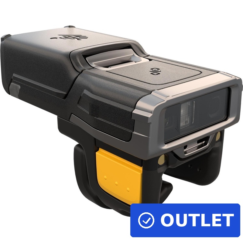 Zebra RS6100 Bluetooth-Ringscanner 2D-Imager SE5500 tragbar QWERTZ (RS61B0-KBSSZWR) (geöffnet)