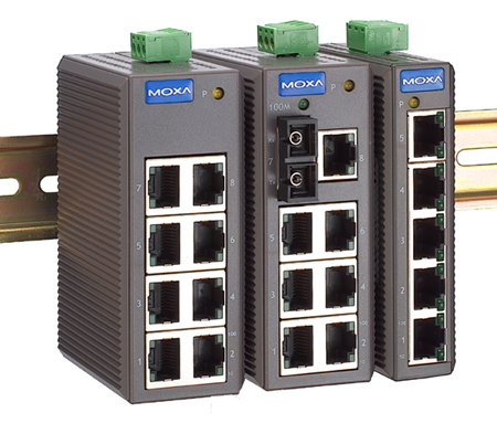Moxa EtherDevice Switch EDS-208 8-Port Fast Ethernet Desktop Switch