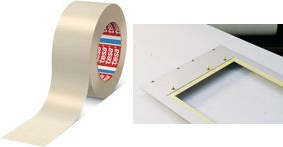 TESA 4317 Maler-Abdeckband Für die Nutzung im Innenbereich geeignet Papier Weiß 50 m (04317-00002-00)
