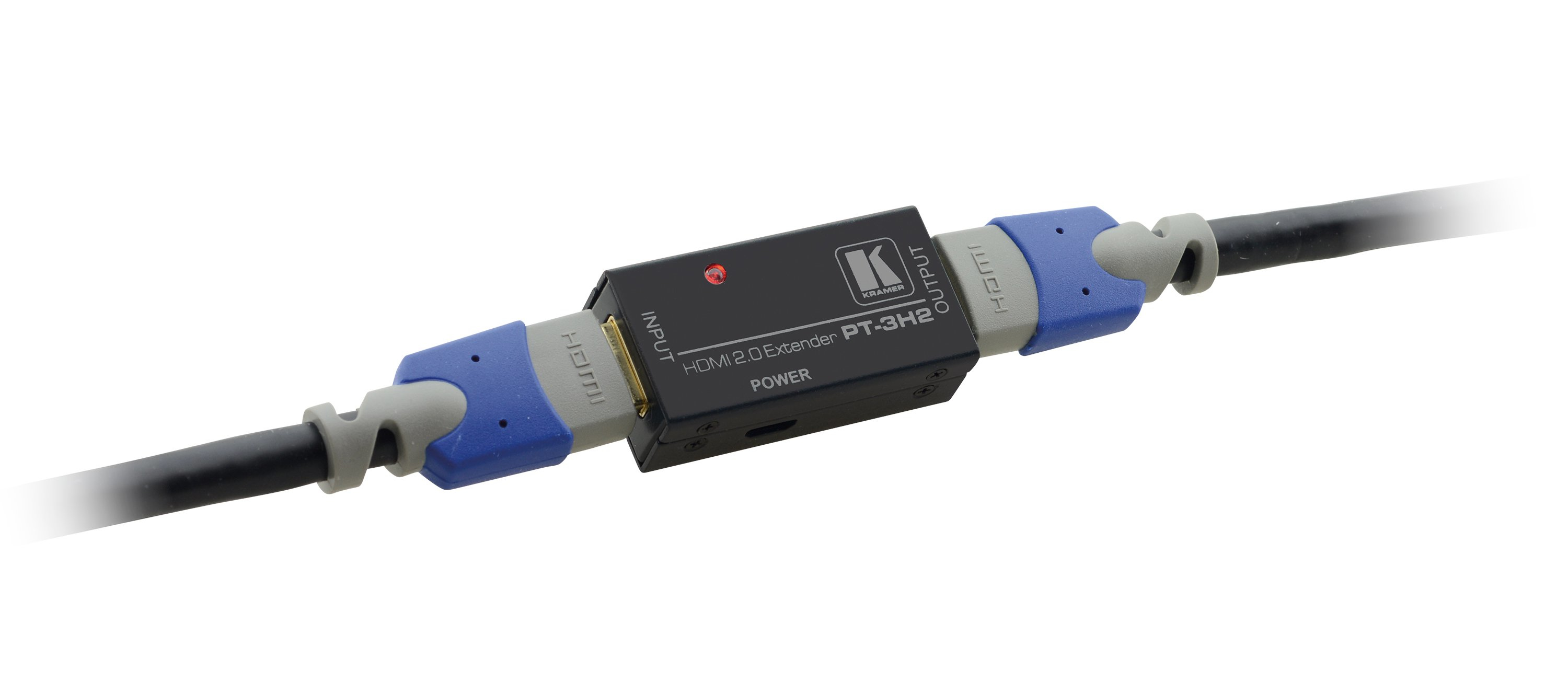 Kramer PT-3H2 HDMI 2.0 Repeater 4K UHD bis zu 45 m Schwarz