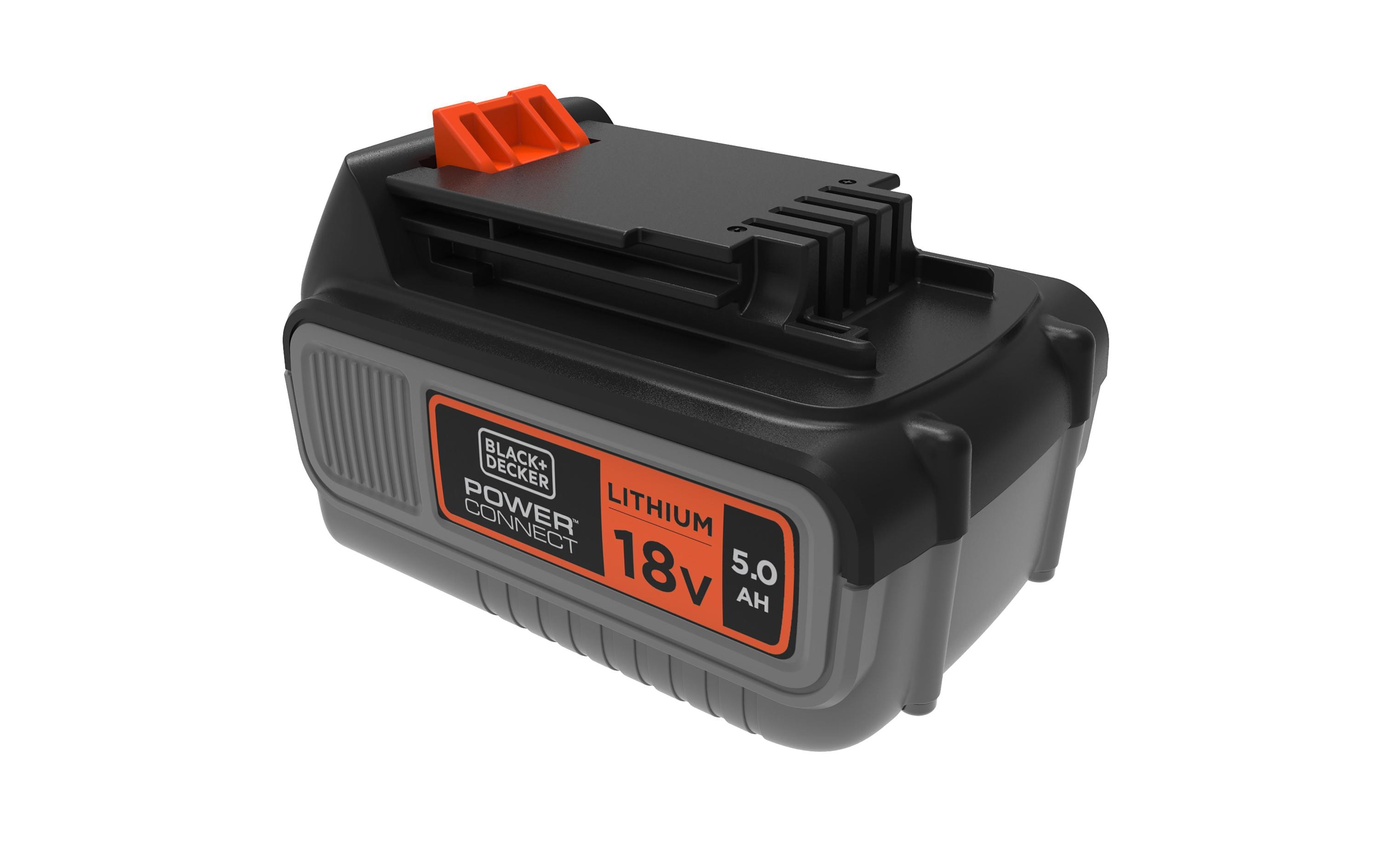 Black & Decker Power Connect BL5018-XJ 18 V 5 Ah Akku Schwarz, Grau