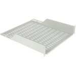 Lanview 2U 19" D=550mm RACK MOUNT SHELF WHITE - Rackbefestigung (RAS215WH)