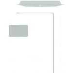 Elepa - rössler kuvert Versandtaschen C4 , mit Fenster, haftklebend, 100 g/qm, weiß, 250 Stück (30005425)